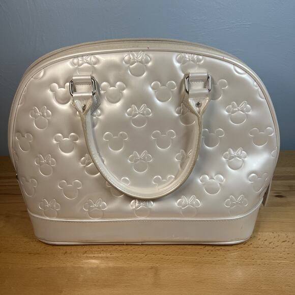 Loungefly Disney Minnie Loves Mickey Embossed Handbag Bowling Bag w/wallet main image 10